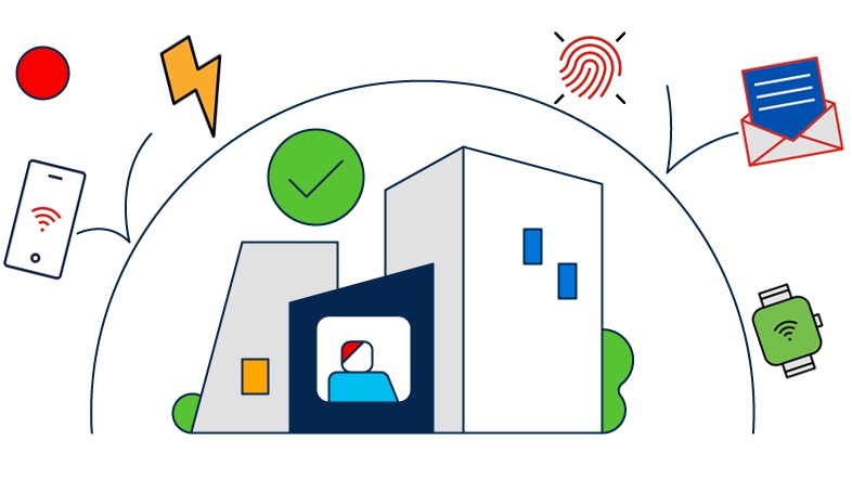 Graphic representing spear phishing attack