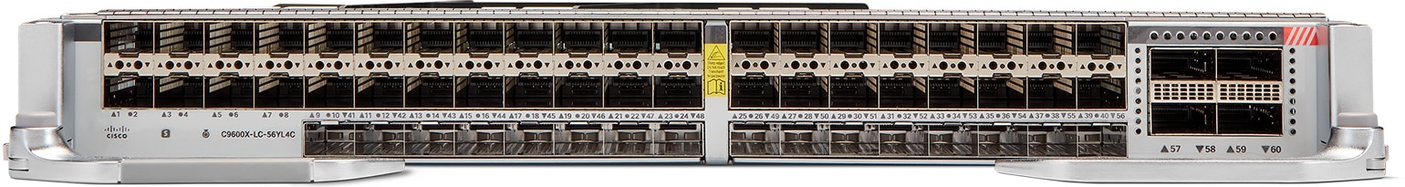 Cisco Catalyst 9600 Series 56-port 50/25/10/1GE1, 4-port 40/100GE (C9600X-LC-56YL4C) 